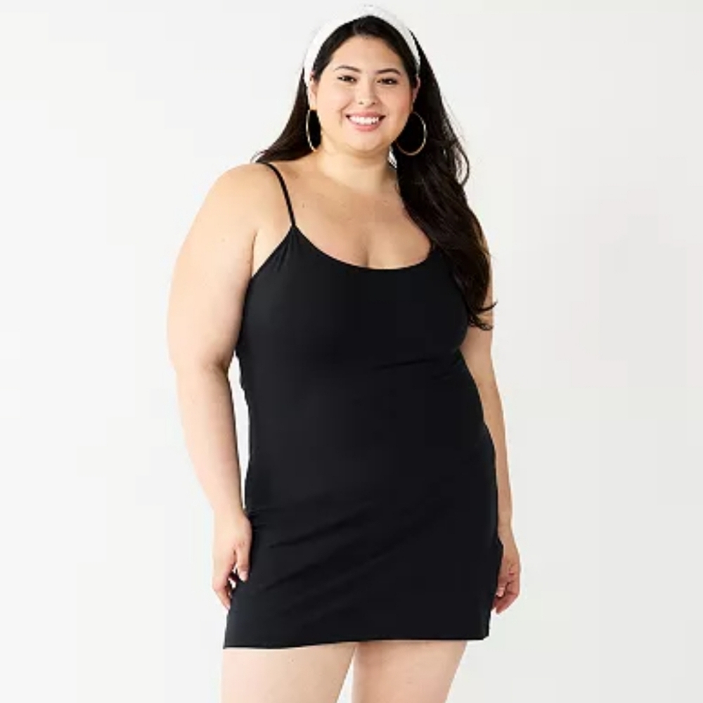 Juniors' Plus Size SO® Back-Tie Bodycon Mini Dress
